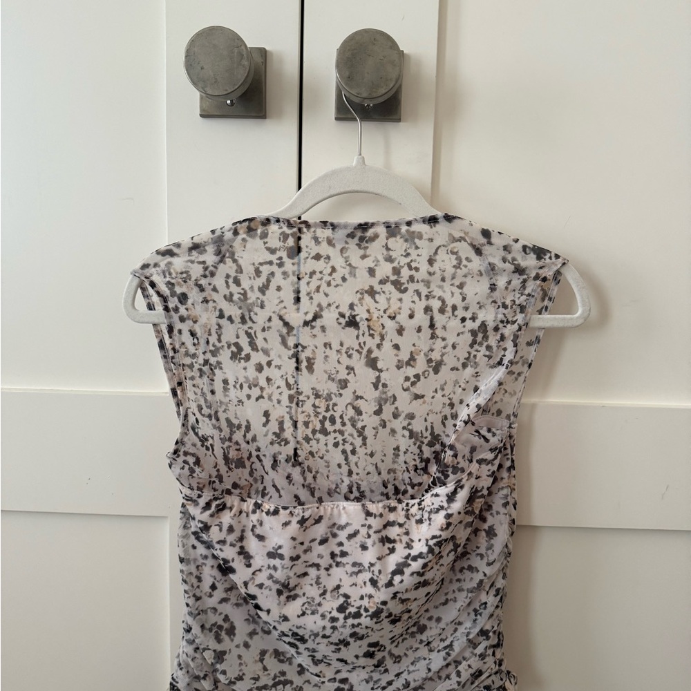 Abercrombie & Fitch Cream and Black Speckled Blouse - Picture 2 of 4